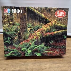 Milton Bradley Hoh River Rainforest 1,000 Piece Jigsaw Puzzle